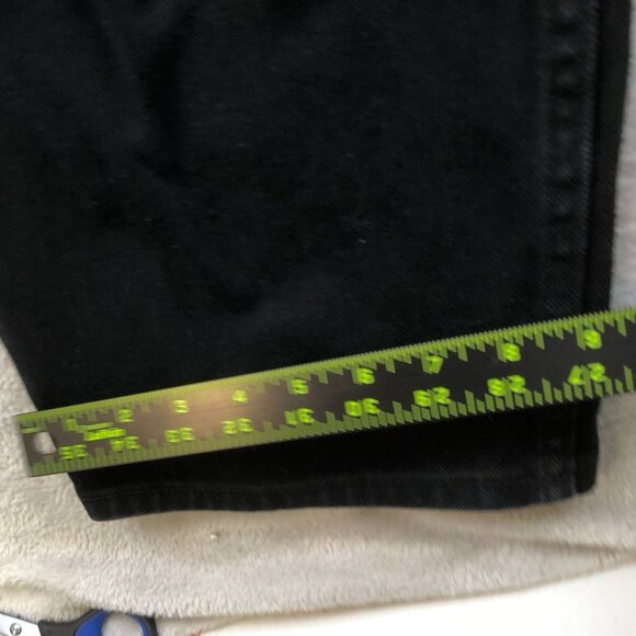 Lee Mens Jeans Size 46x28 Relaxed Straight Leg Classic Casual Black Denim - Picture 5 of 11